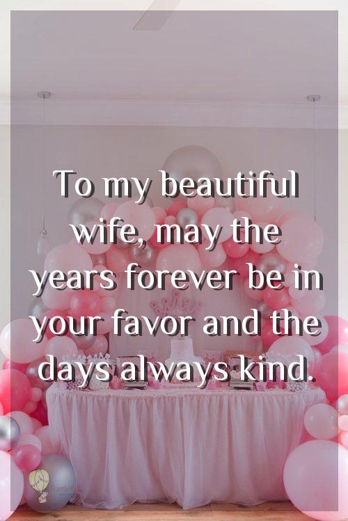 best birthday wishes for wife in english